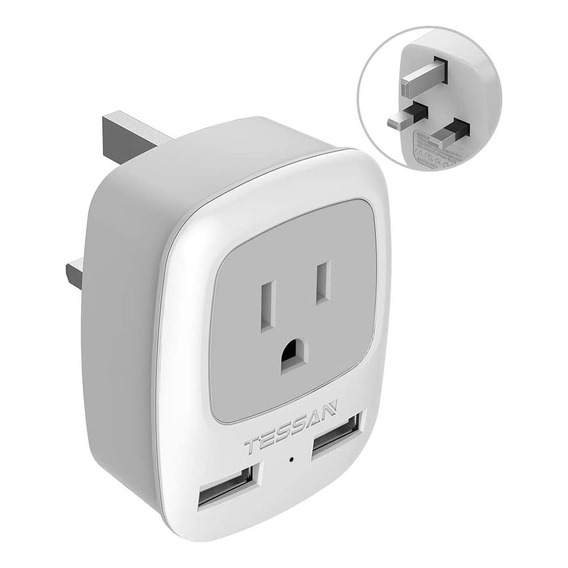 Adaptador De Enchufe De Inglaterra, Adaptador De Viaje De Ee