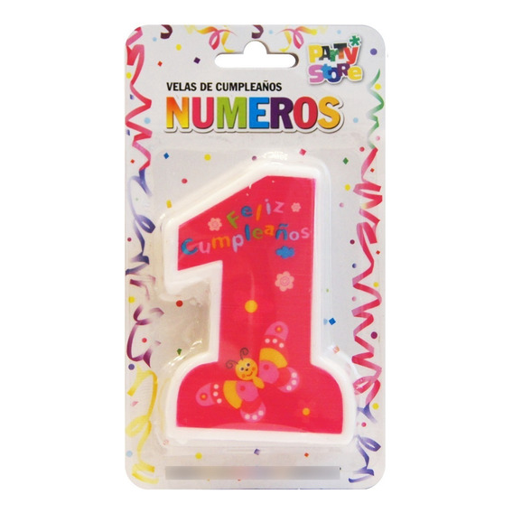 Vela Mi 1er Añito Nena - 1 Año