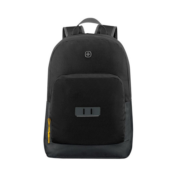 Mochila Porta Laptop Next 23 Crango Color Negro, Wenger Color Negro Diseño de la tela Poliéster