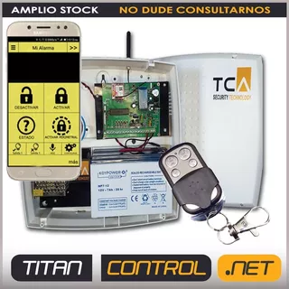 Kit Alarma Tca Inalambrica Rf Gsm App Android/ios Monitoreo 