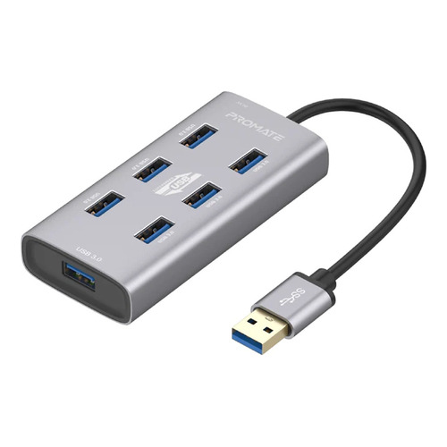 Promate EzHub-7 hub usb con adaptador usb-c a 7 usb 3.0