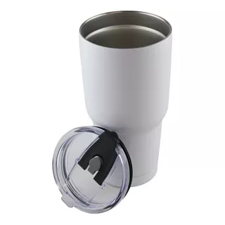 Vaso Termo Acero Inoxidable P/cafe 30oz Térmico Frío Calient Color Blanco