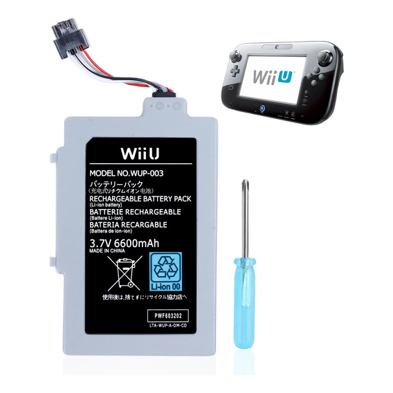 Bateria Para Nintendo Wii U Gamepad  Wup-010, Wup-012