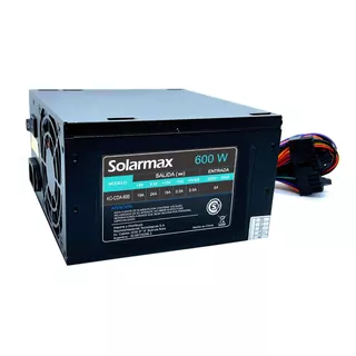 Fuente De Alimentación Solarmax Para Pc 600w Con Cable