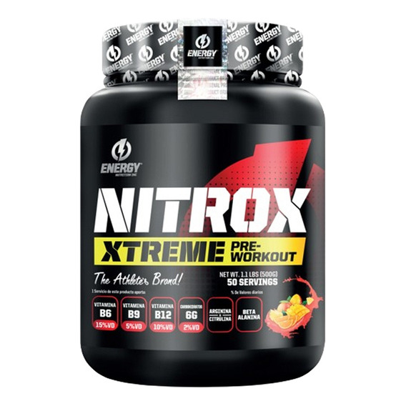 Nitrox Extreme 500gr Arginina, Citrulina Y Beta-alanina!