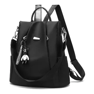 Mochila Feminina Oxford Anti-roubo Urbanity Impermeável Cor Preto008