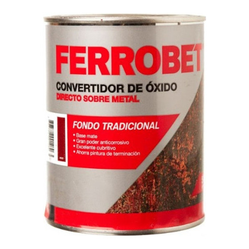 Convertidor Oxido Ferrobet Rojo 1lt