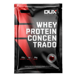 Suplemento Dux Nutrition Whey Protein Concentrado sabor cappuccino de 28g