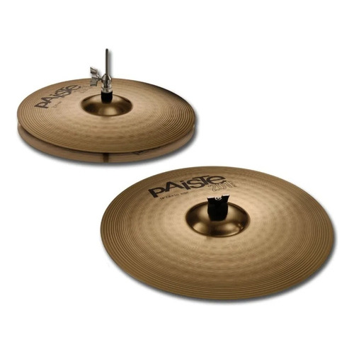 Platillo Paiste 201 Essential Set 14/18 Hi-hat 14 + Crash R 18 Bronce