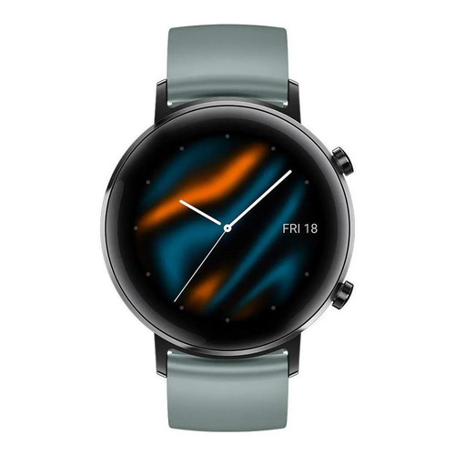 Reloj Inteligente Huawei Watch Gt 2 42mm, 1.2 Amoled, Azul Color de la caja Negro Color de la correa Cian Color del bisel Cian