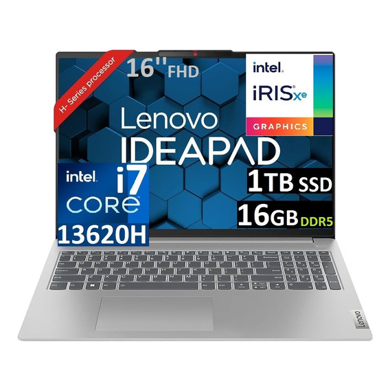 Laptop Lenovo Ideapad 5 Slim Ci7-13va 16gb 1tb Ssd W11 Pro