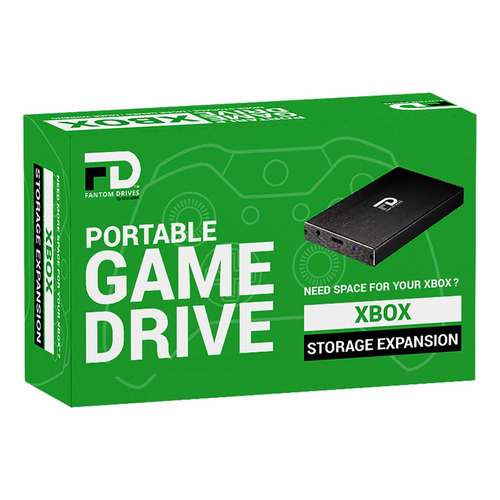 Disco Duro Externo Fantom 1tb Para Xbox One, S Ó X Color Negro