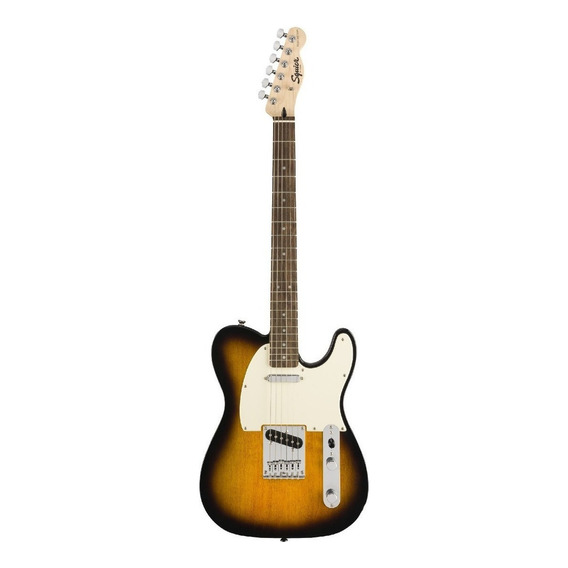 Guitarra eléctrica Squier by Fender Bullet Telecaster de álamo brown sunburst poliuretano brillante