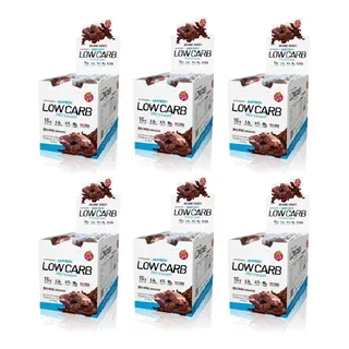 6 Caja Low Carb Protein Bar Gentech Barra Proteica Sin Tacc 