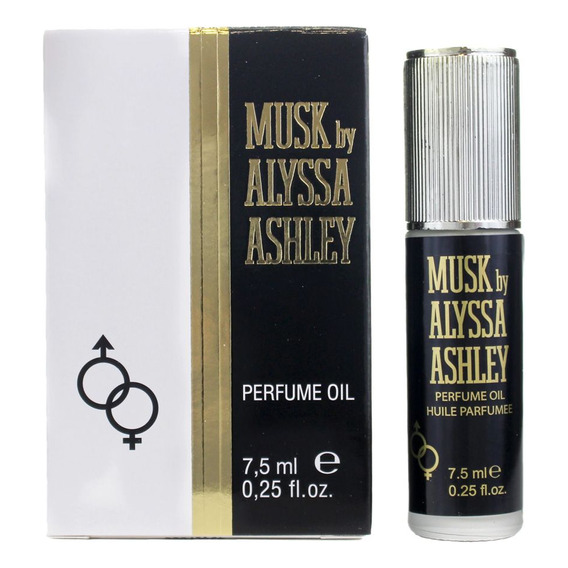 Aceite De Perfume Alyssa Ashley Musk Edt 7,5 Ml Para Mujer