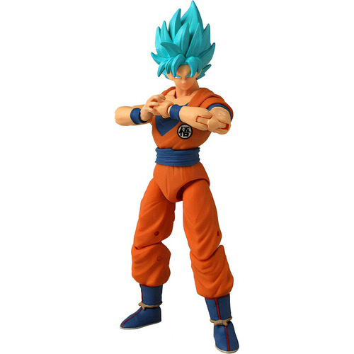 Figura De Acción Goku Super Saiyan Blue Dragon Stars Bandai 