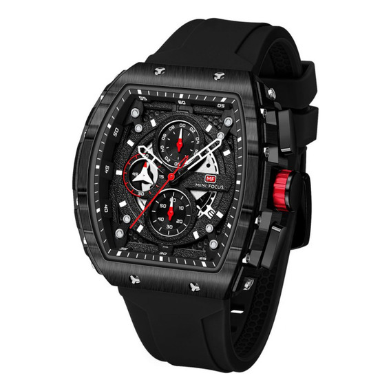 Reloj Para Hombre Mini Focus Mf0399g Mfa50010104 Negro