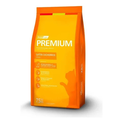 Alimento Vitalcan Premium Gatito Sabor Mix Bolsa De 7,5kg