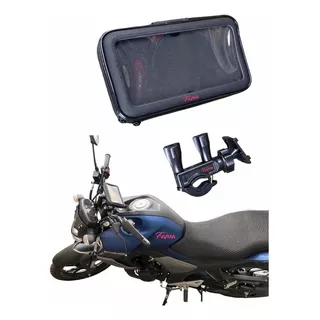 Porta Celular Motocicleta Moto Bici Impermeable Giratorio