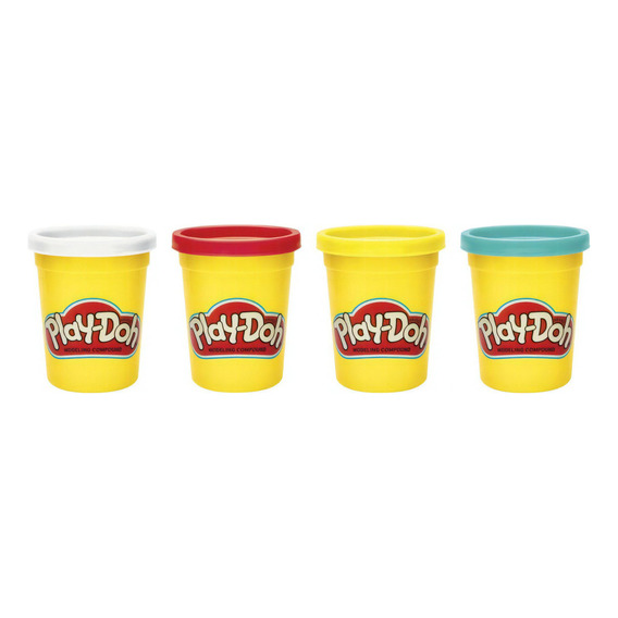 Play-doh Set De 4 Colores Surtidos (454 Gr Totales) - Hasbro