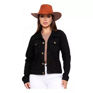 Jaqueta Jeans Feminina Cowgirl Boiadeira Rodeio Moda Country