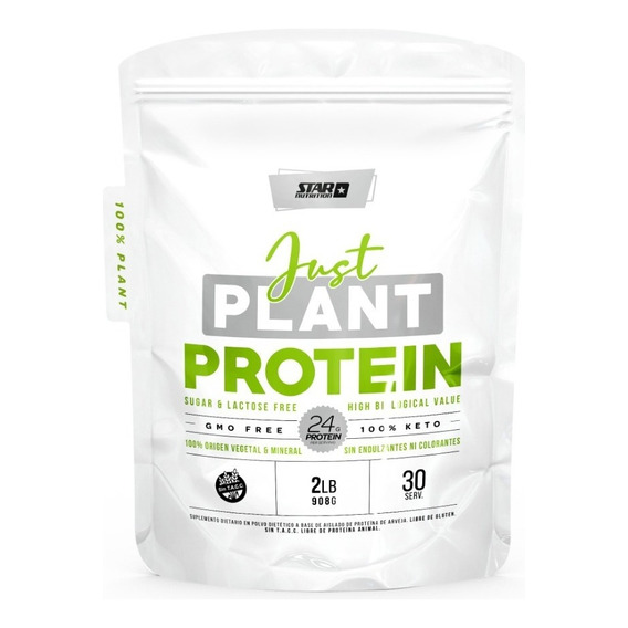 Just Plant Protein Star Nutrition Vegana 2Lb Sin Sabor