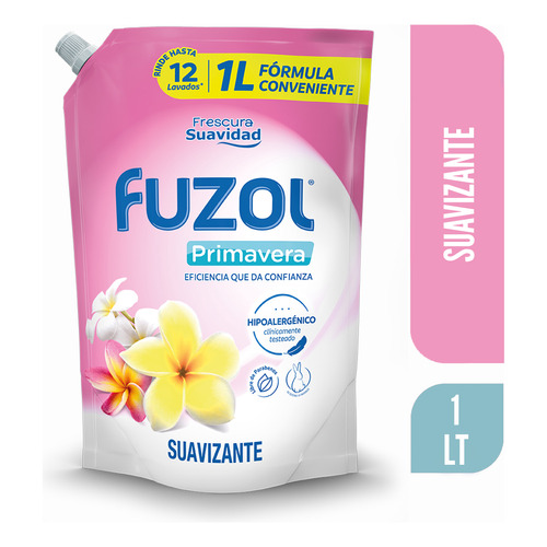 Fuzol Suavizante Ropa Primavera Doypack 1000 Ml