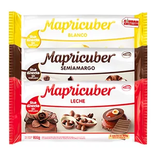 Chocolate Mapricuber Arcor Nuevo 800 G - Ciudad Cotillón