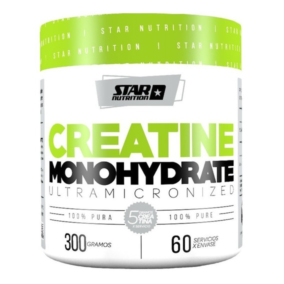 Suplemento en polvo Star Nutrition  Creatine Monohydrate creatina en pote de 300g