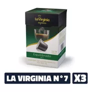 Café La Virginia Equilibrado N°7 Cápsulas Nespresso X3 Cajas