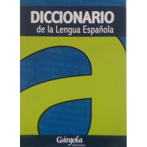Diccionario de la lengua española Bolsillo, de VV. AA.. Editorial Gargola en español