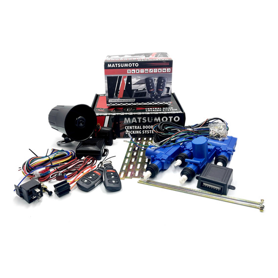 Kit Alarma Codigo Variable + Cierre Centralizado 4p Auto 12v