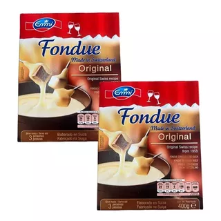 Kit 2 Unidades  Fondue Suiço Emmi Original 400g