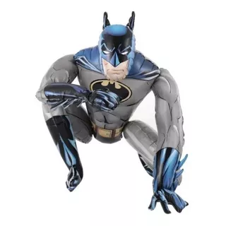 Globo Metalizado Grande Batman Caminante 4d X 1 Unid