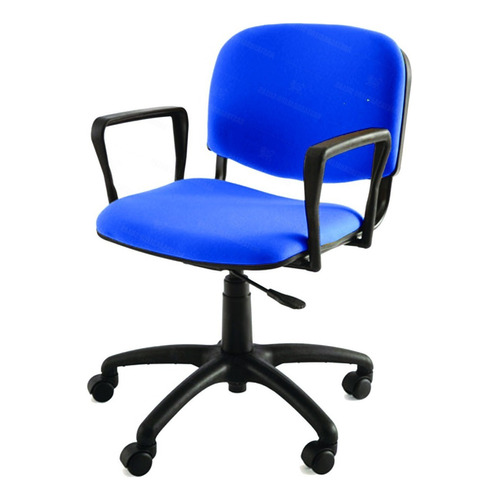 Silla Para Pc - Apoyabrazos Y Regulacion De Altura Color Azul