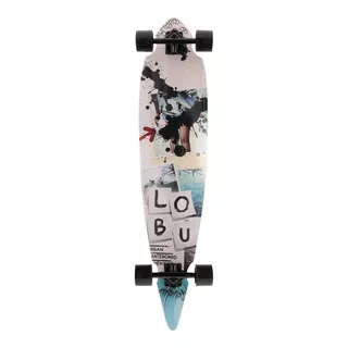 Longboard Patineta Skate Medera Con Lija 8 Capas Profesional