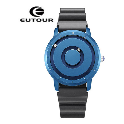 Relojes De Cuarzo Casuales De Moda Eutour Color Del Fondo Azul
