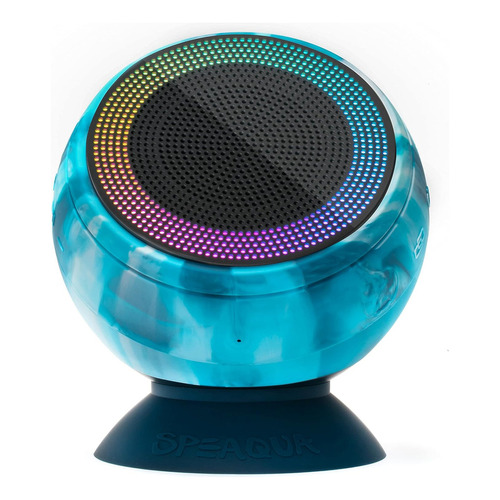 Speaqua Barnacle X - Altavoces Bluetooth Portátiles Impermea Color Azul(tidal Blue) 110v