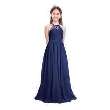 Vestido De Niña Juvenil Largo Casual Matrimonio Elegante 10 Vestido De Niña Juvenil Largo Casual Matrimonio Elegante 10