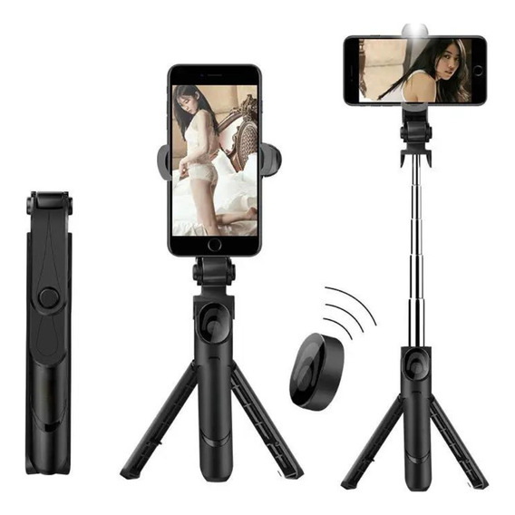 Palo Selfie Plegable, Trípode Con Control Inalambrico