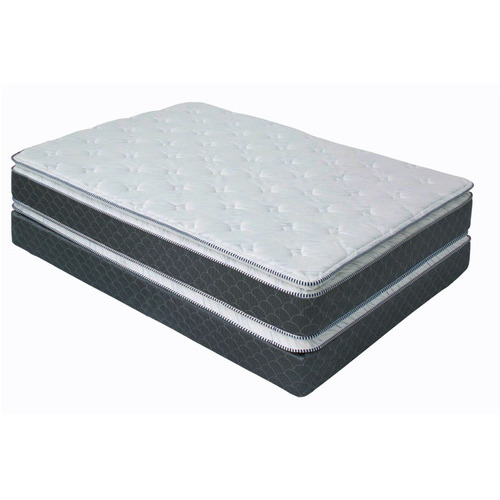 Colchon Maximum Queen Size - Gris Y Blanco Këssa Muebles