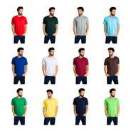 Camiseta Pv  Malha Fria  Kit 7 Peças Cores A Escolher Oferta