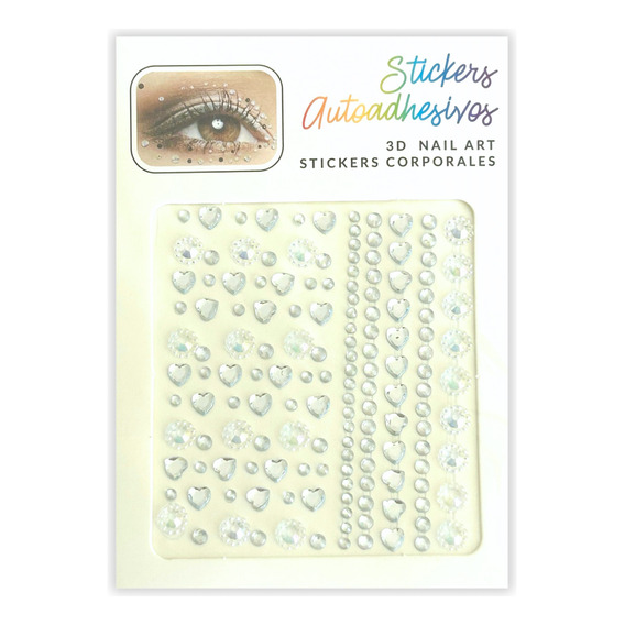 Strass Face Stickers Cristales Rostro Ojos Y Cuerpo Diseños