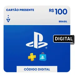 Sony PlayStation Store Gift Card R$ 100 (Digital)