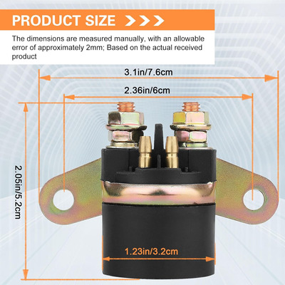 Relé Solenoide De Arranque Para Honda Vtx 1800 2002-2008 Par