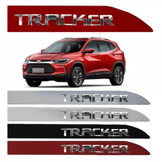 Friso Lateral Gm Nova Tracker 2020 2021 2022 Escrita Cromada