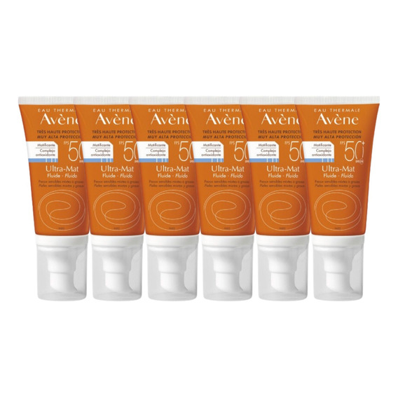 Combo X6 Avene Protector Solar Ultra Mat Spf 50+ 50ml