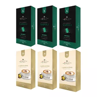Capsulas Café Cappuccino Compatíveis Nespresso Kit 60 Italle