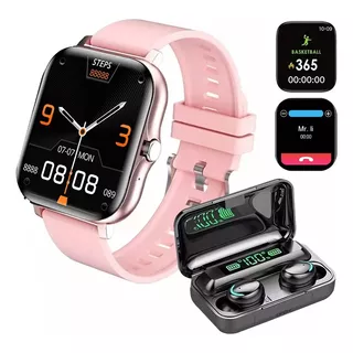 Smartwatch 1.83'' Reloj Inteligente Bt Llamada Con Audifonos
