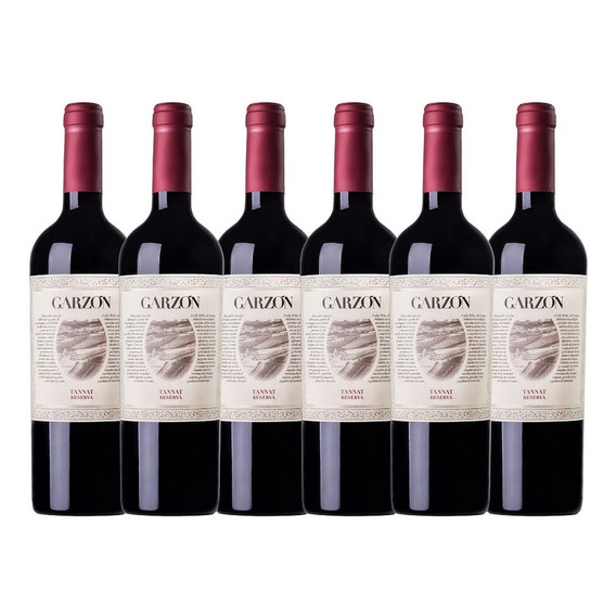 Vino Garzon Reserva Tannat X 6